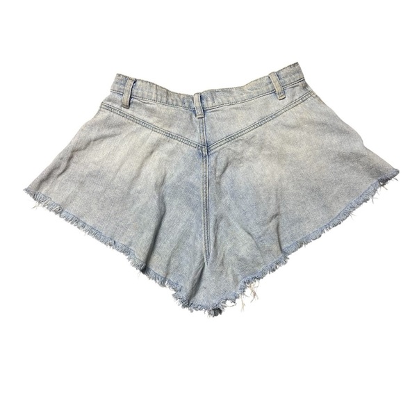 Free People Light Wash Denim Shorts Size 26 - Picture 2 of 5